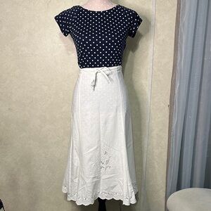 Richard Malcolm white detailed skirt